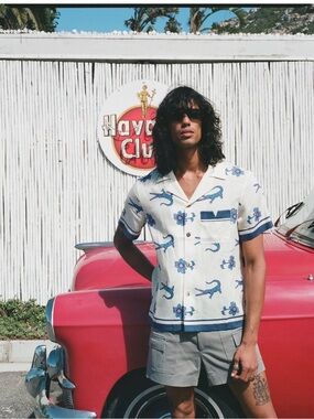 Tombolo Reptile Dysfunction short sleeve Button-Down Shirt